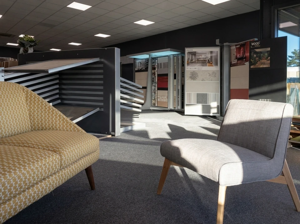 Salon d'exposition moderne