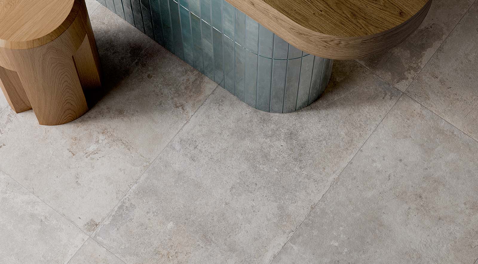Carrelage aspect pierre