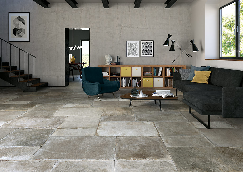 Carrelage aspect pierre